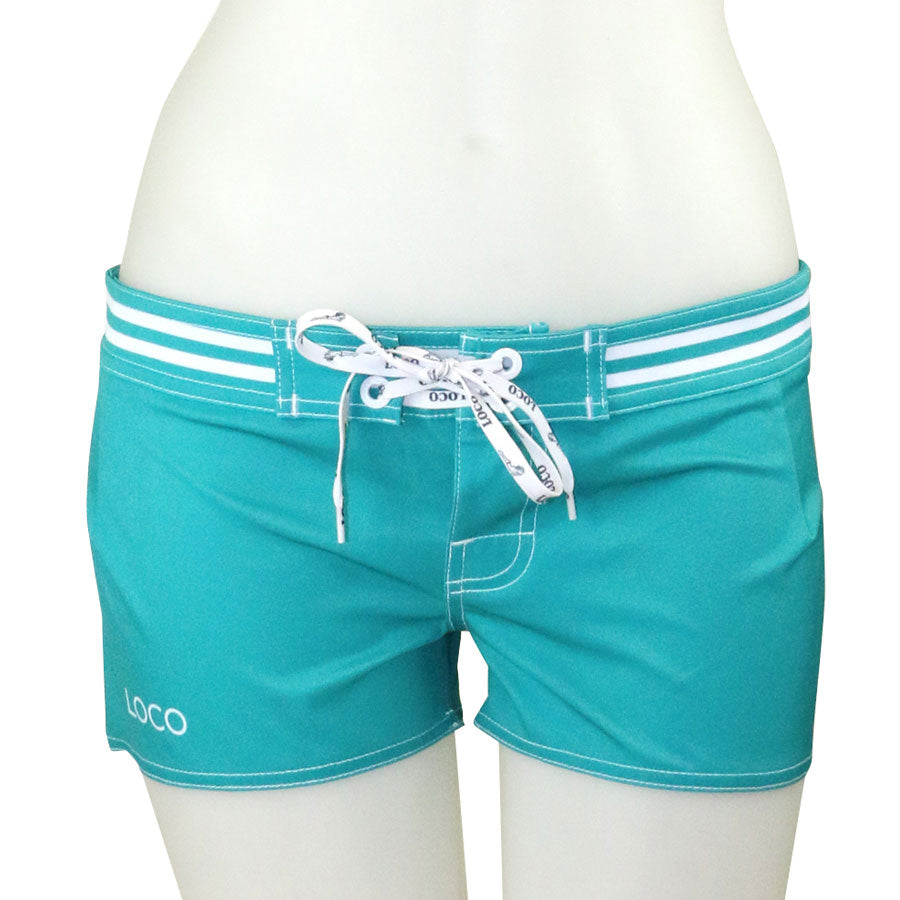 Loco Boutique Solid Stripe Boardshorts