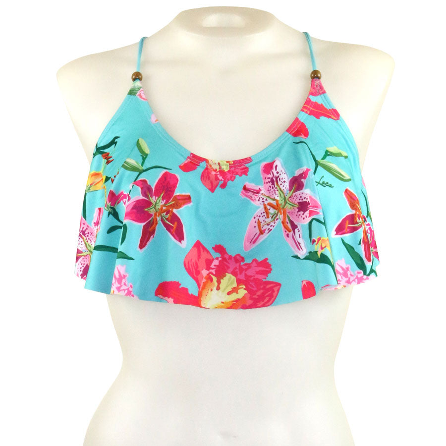 Tropical Orchid Sporty Crop Top - Loco Boutique