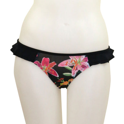 Tropical Orchid Double Side Ruffle - Loco Boutique