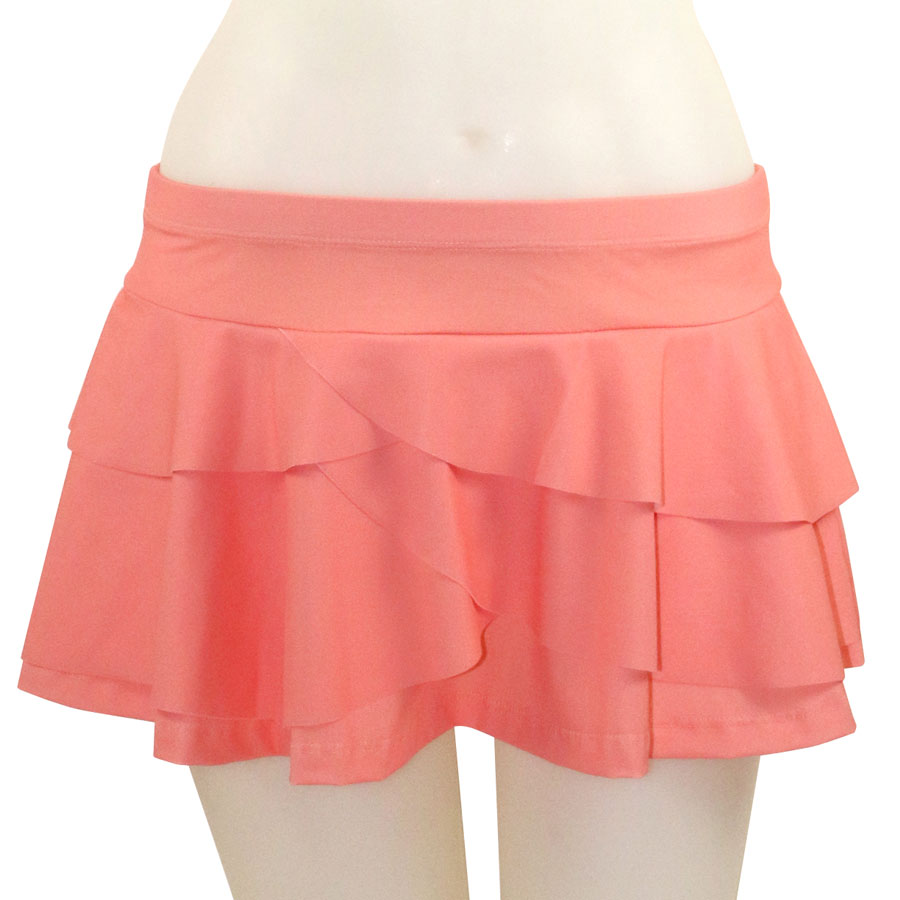 Blank Five Layer Ruffle Skirt