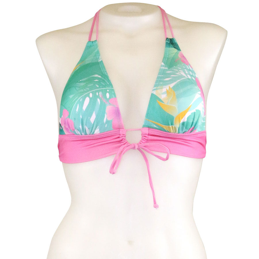 Paradise Garden Keyhole Front Banded Chest - Loco Boutique