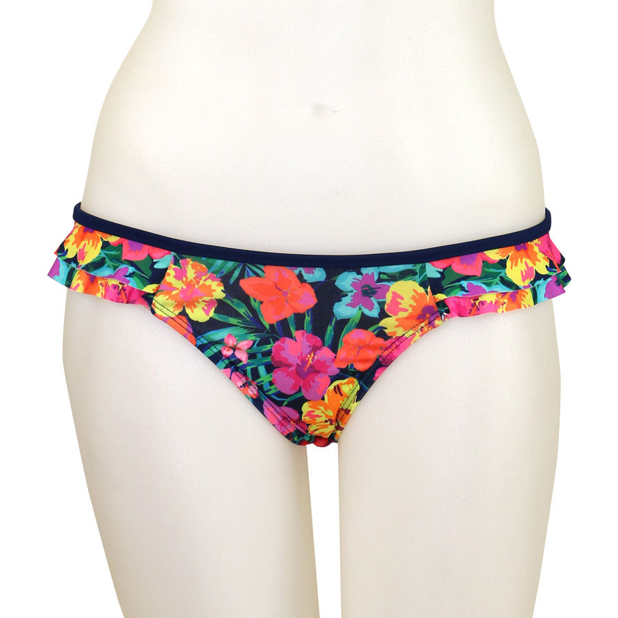 Tropical Flower Double Side Ruffles - Loco Boutique