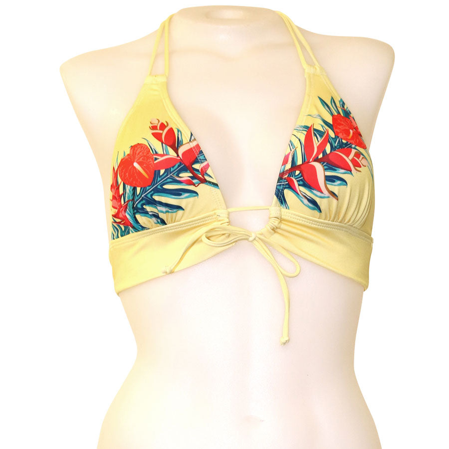 Retro Hawaii Keyhole Front Banded Chest - Loco Boutique