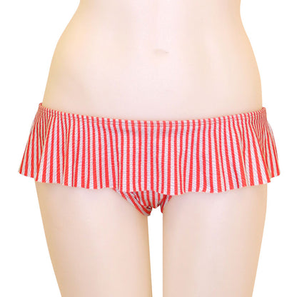 LB Seersucker Skirted Bottom - Loco Boutique