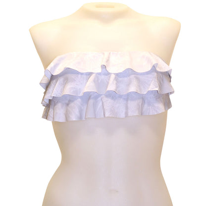 Lagoon 3-Tier Flounce Bandeau Top - Loco Boutique