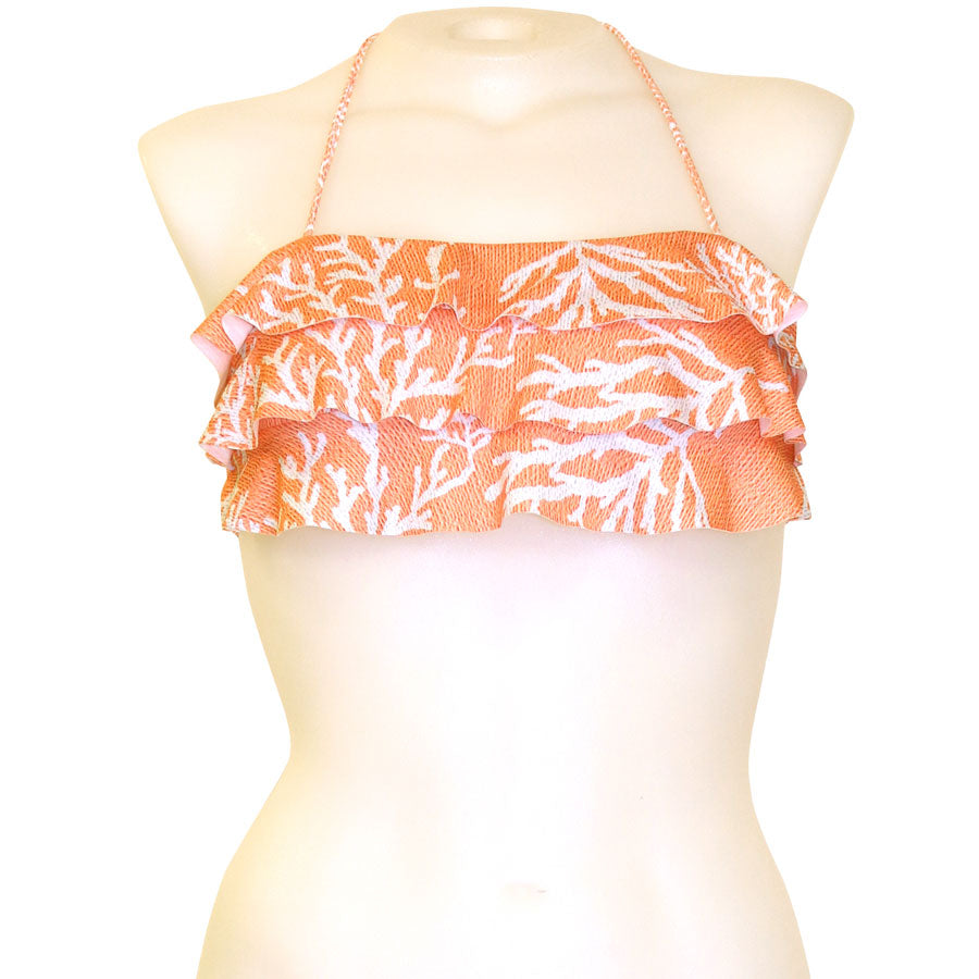 Coral 2.0 3-Tier Flounce Bandeau - Loco Boutique