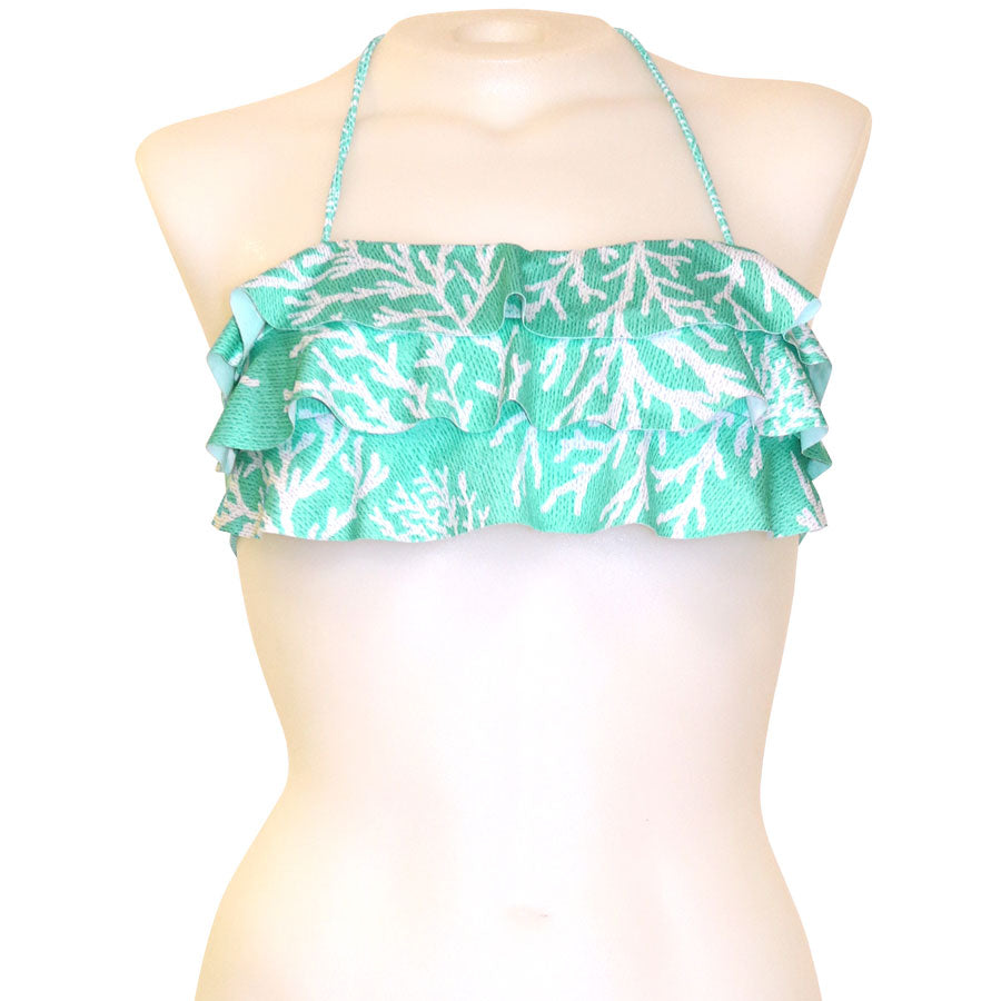 Coral 2.0 3-Tier Flounce Bandeau - Loco Boutique