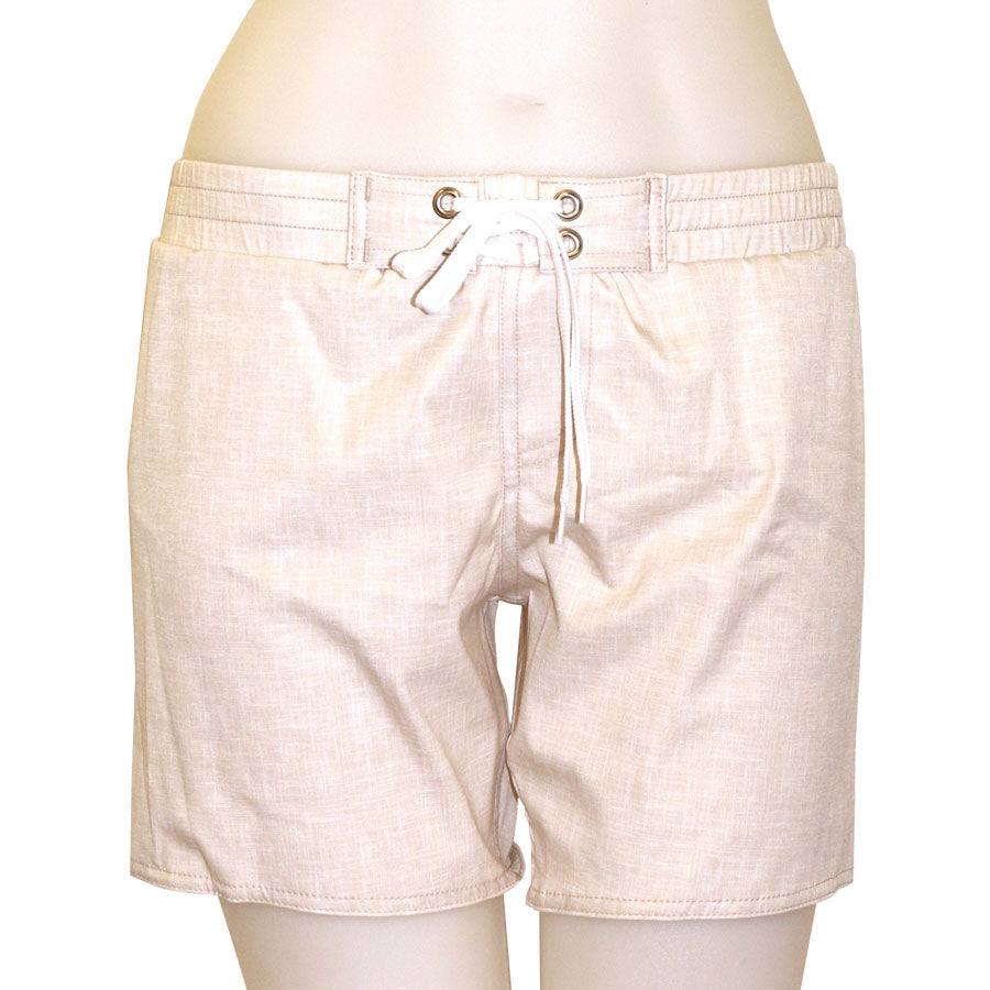 Linen Mid-Thigh Length Boardshort - Loco Boutique