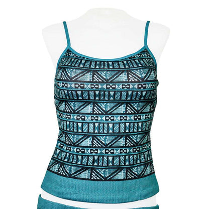 Hawaiian Geo Cami Tankini - Loco Boutique