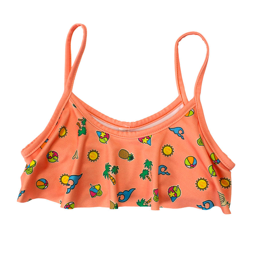 Shaved Ice Kid's Sporty Crop Top - Loco Boutique