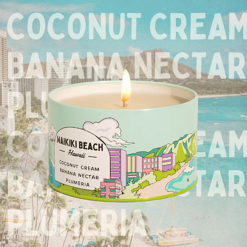 Hawaii natual ingredients scented candles