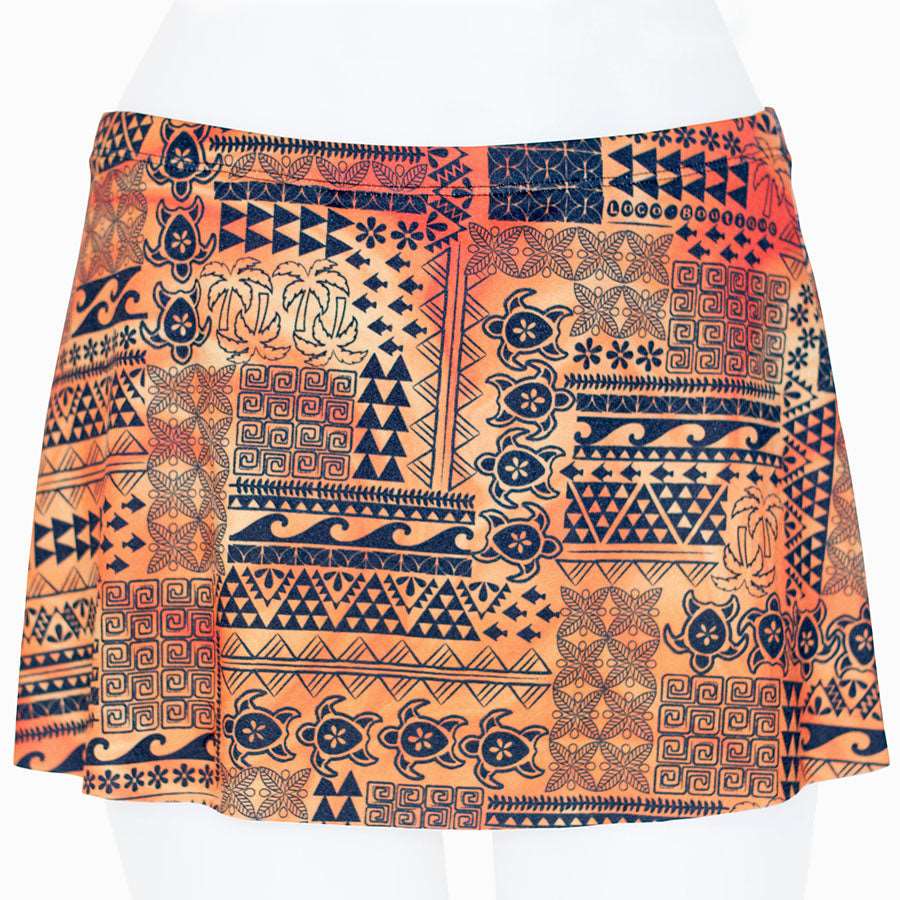 Hawaiian Tribal A-line Skort - Loco Boutique