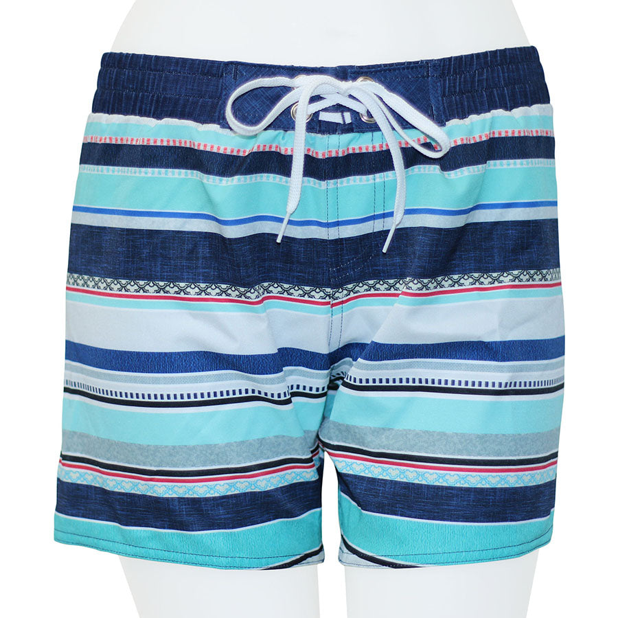 Da Stripes Mid-Thigh Length Boardshort - Loco Boutique