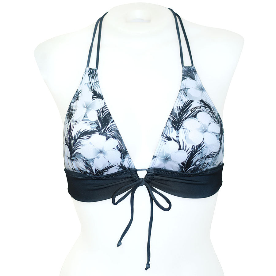 Plumeria and Palm Keyhole Front Banded Chest - Loco Boutique