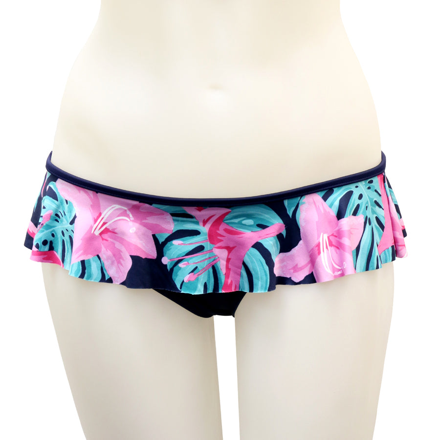 Monstera Lily Skirted Bottom - Loco Boutique