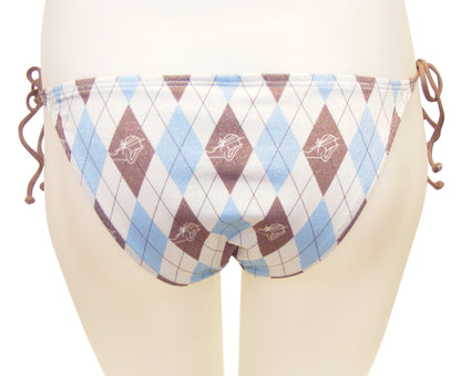 Argyle Side Ties Bottom - Loco Boutique