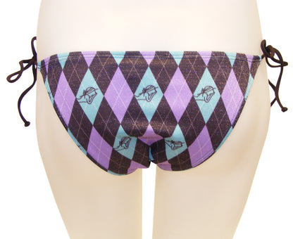 Argyle Side Ties Bottom - Loco Boutique