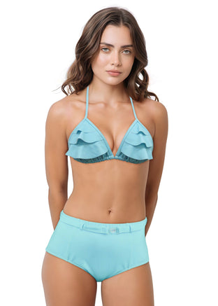 Loco Boutique Blank 3-Tiered Ruffle Triangle - Loco Boutique