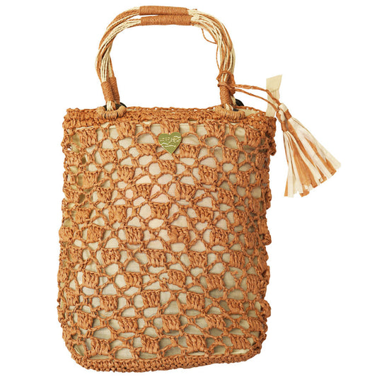 Crochet Straw Handbag - Loco Boutique
