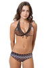 Loco Boutique Egyptian Flounce Underwire - Brown / XS