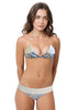 Loco Boutique Flower Shower Reversible Triangle - CREAM / S