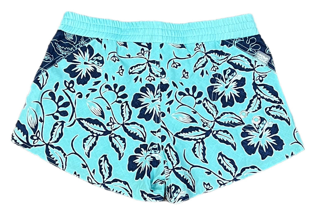 Girls Size 14 Kmart elastic waist swim board Shorts. floral