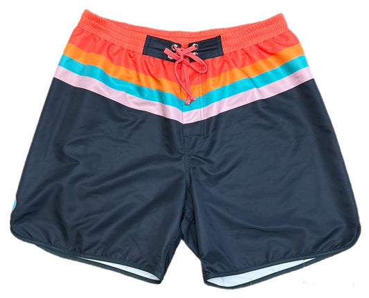 Men's Kukui Stripe Swim Shorts