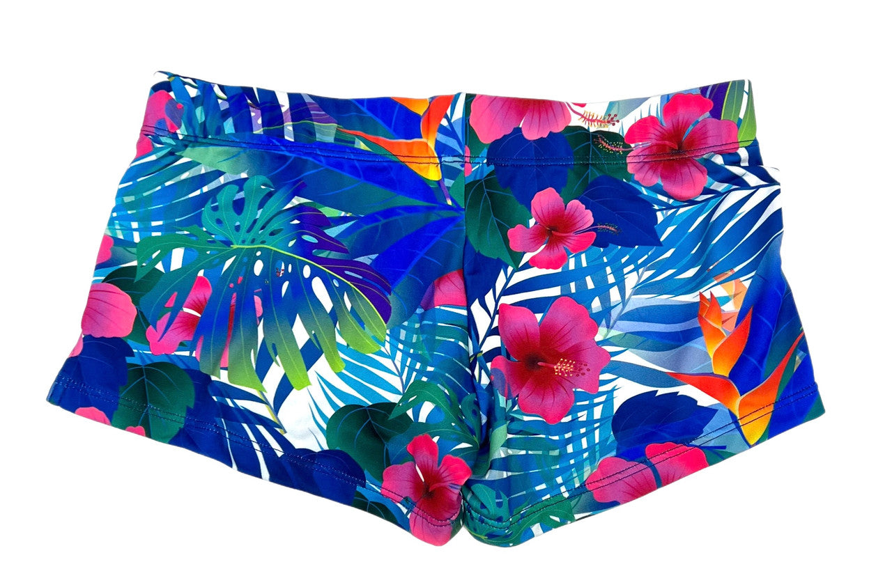 Paradise Garden Fitted Shorts - Loco Boutique
