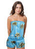 Mono sin tirantes Isle de Loco Boutique - TURQUESA / S