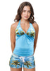 Loco Boutique Isle Boardshorts - Turquoise / 1
