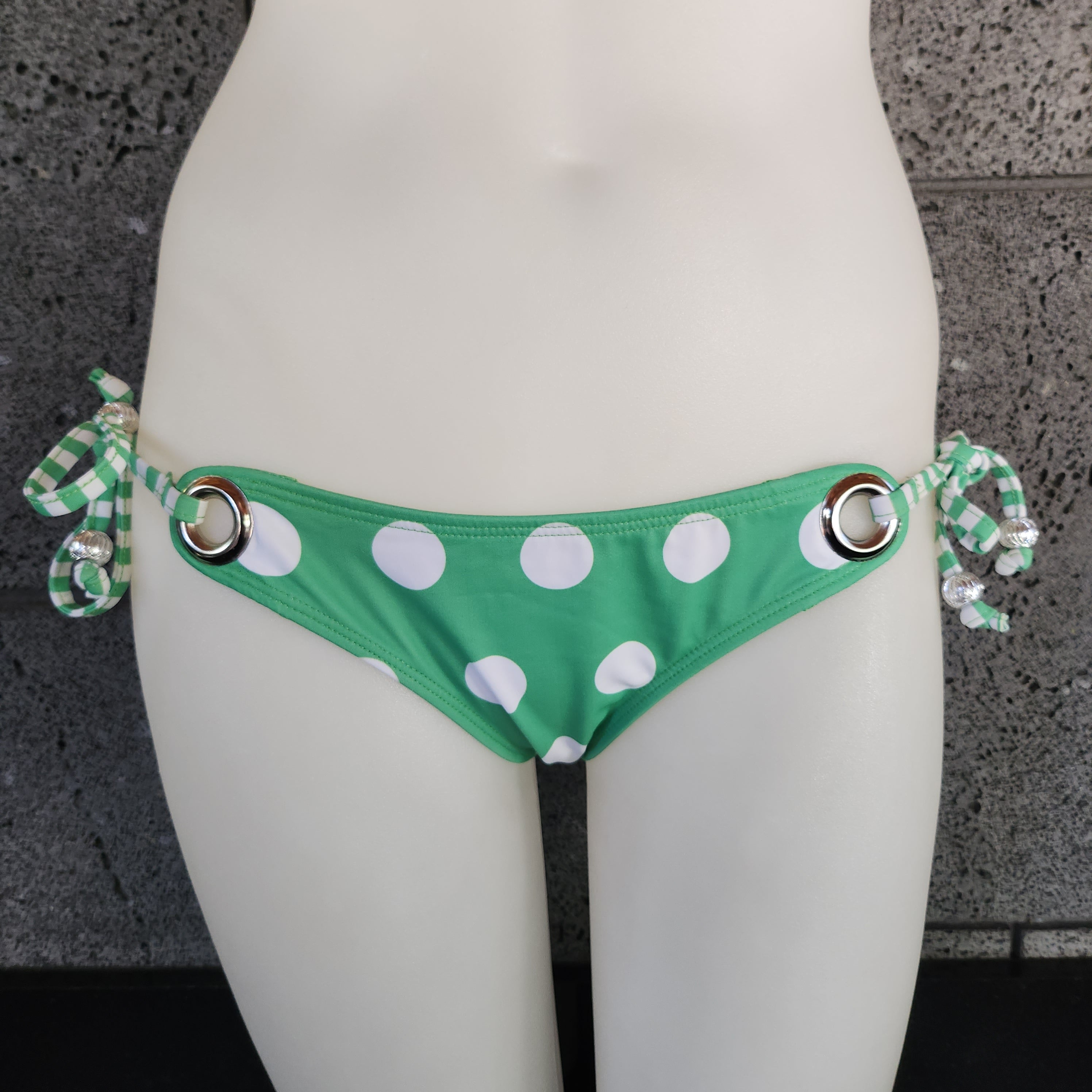 Loco Boutique Polkadot Tie-Side Bikini Bottom