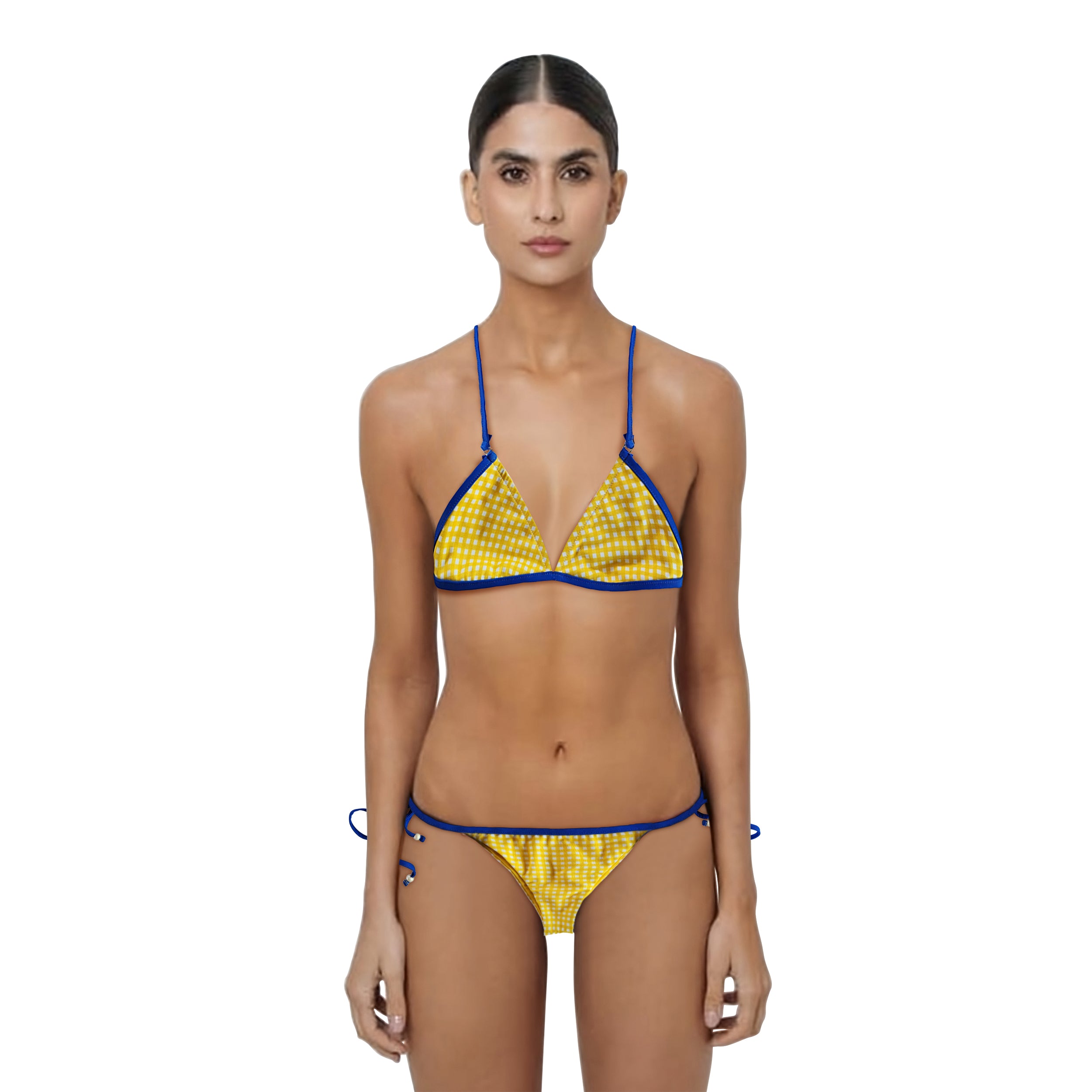 Loco Boutique Picnic Triangle Bikini Top