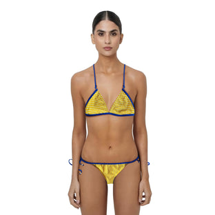Loco Boutique Picnic Triangle Bikini Top