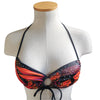 Loco Boutique Butterflies Keyhole Front Bandeau - ORANGE / XS
