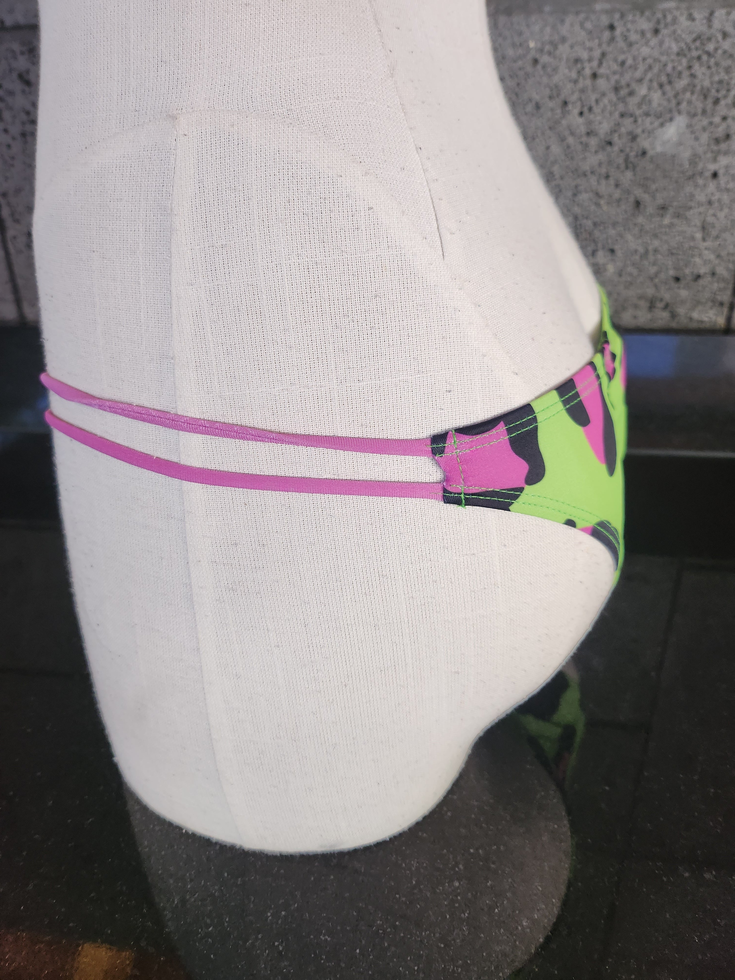 Loco Boutique Leopard Strappy Side Cinched Rear Bikini Bottom