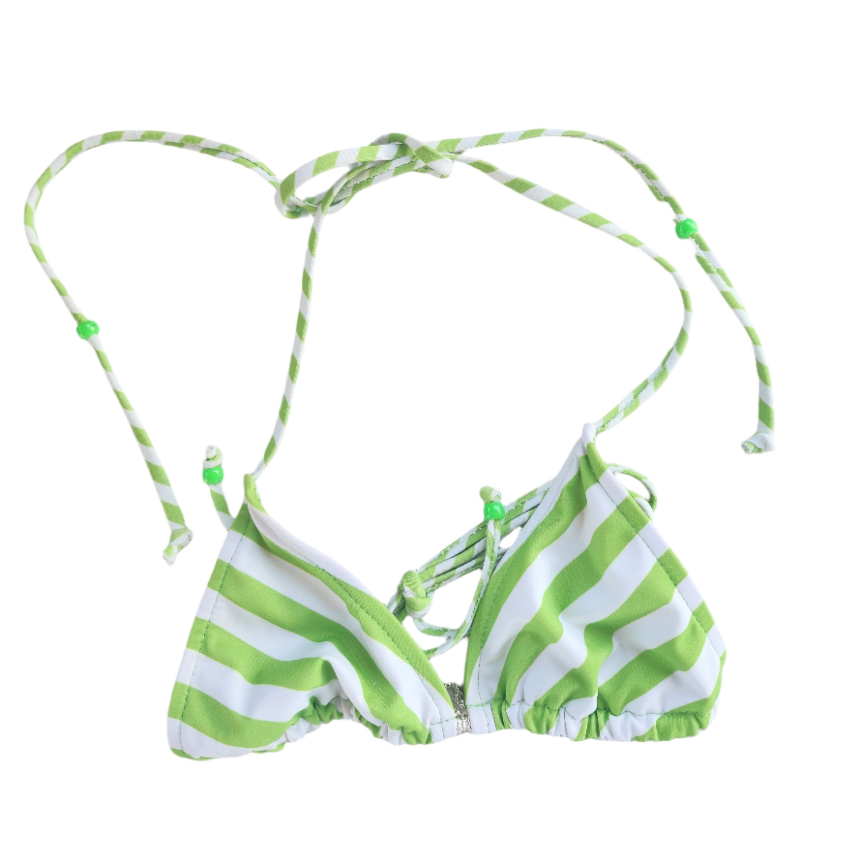 Loco Boutique Chevron Stripes Triangle Bikini Top