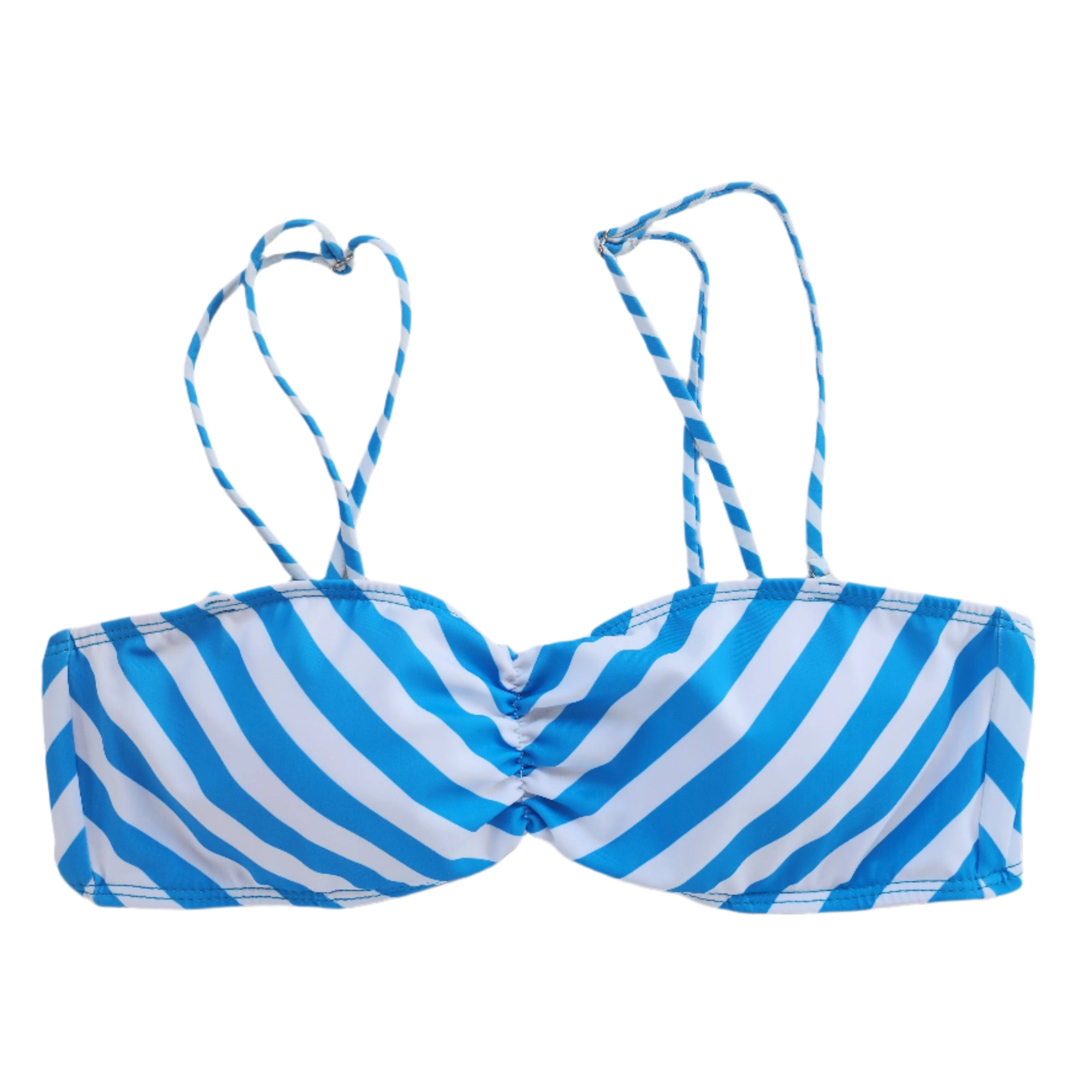 Loco Boutique Chevron Stripes Bandeau Bikini Top