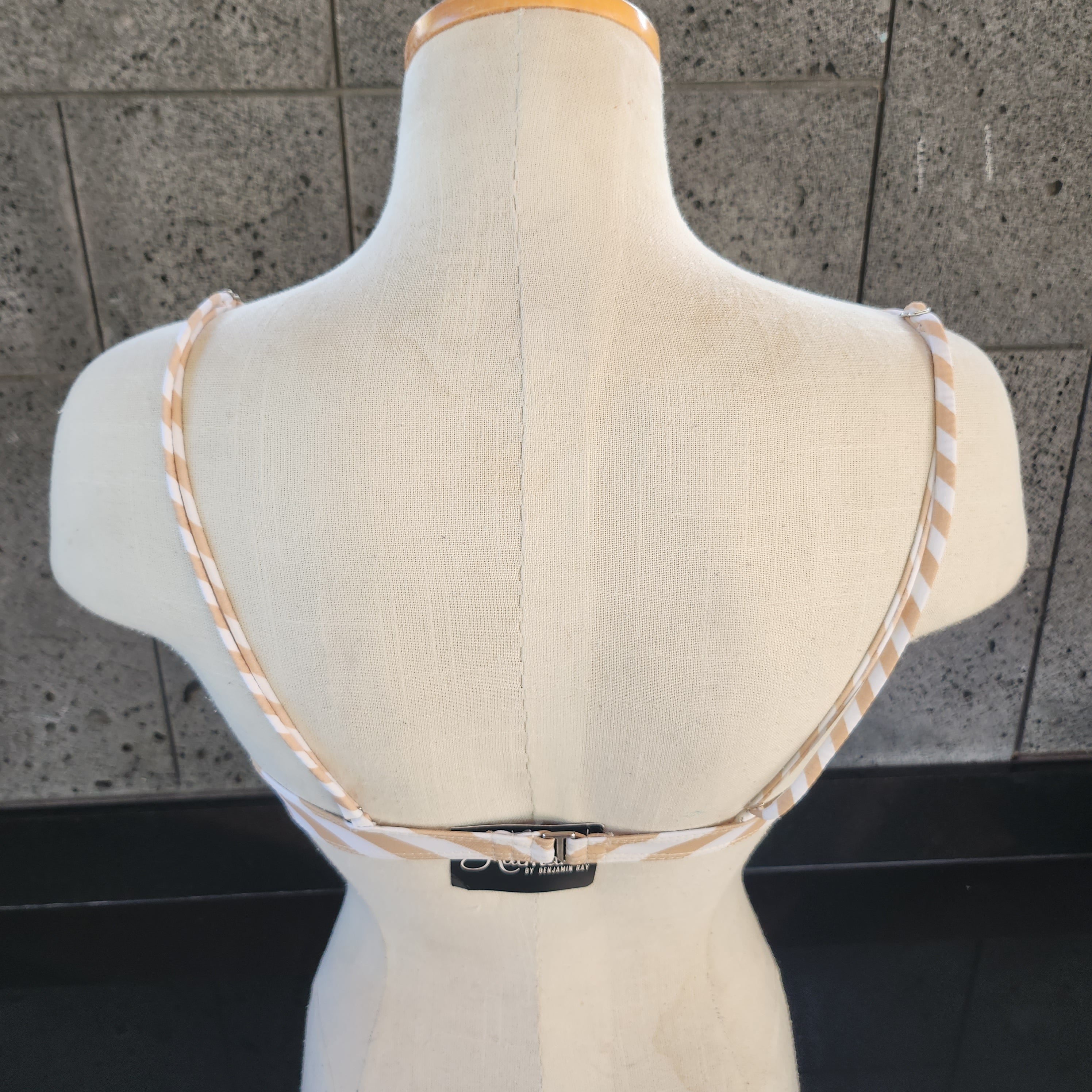 Loco Boutique Chevron Stripes Bandeau Bikini Top