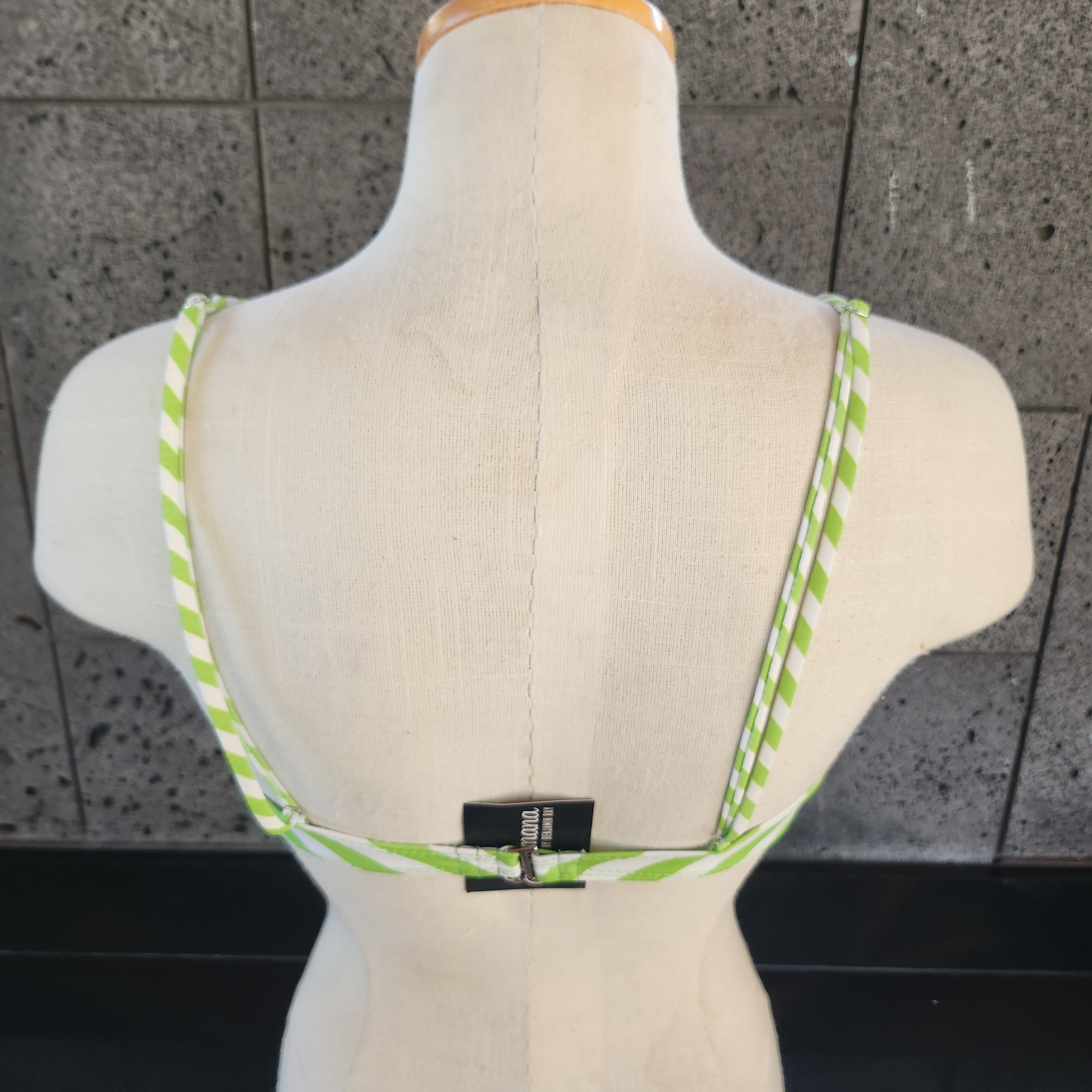 Loco Boutique Chevron Stripes Bandeau Bikini Top