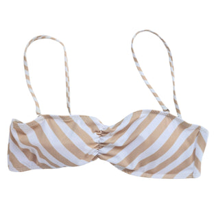 Loco Boutique Chevron Stripes Bandeau Bikini Top