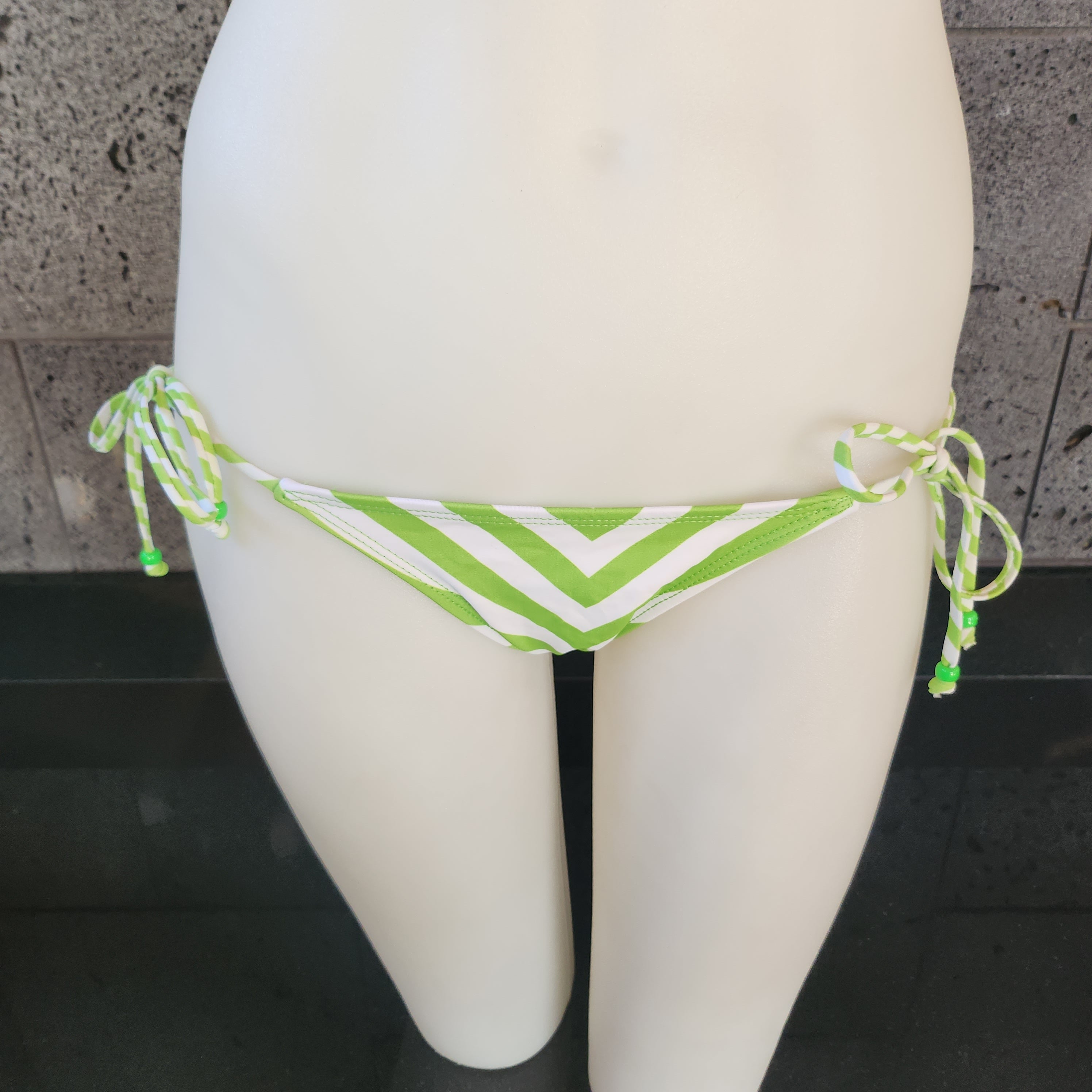 Loco Boutique Chevron Stripes Side Ties Bikini Bottom