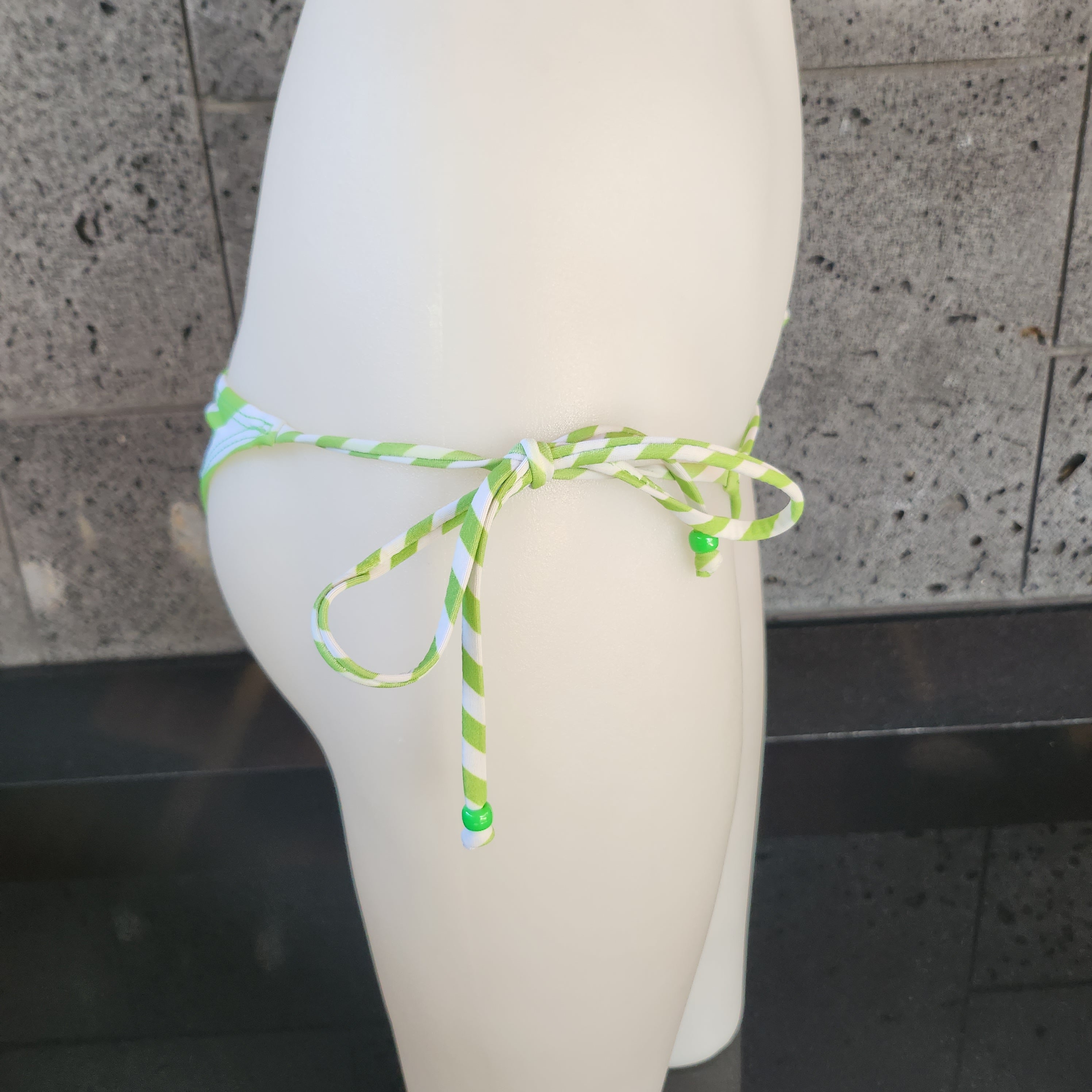 Loco Boutique Chevron Stripes Side Ties Bikini Bottom