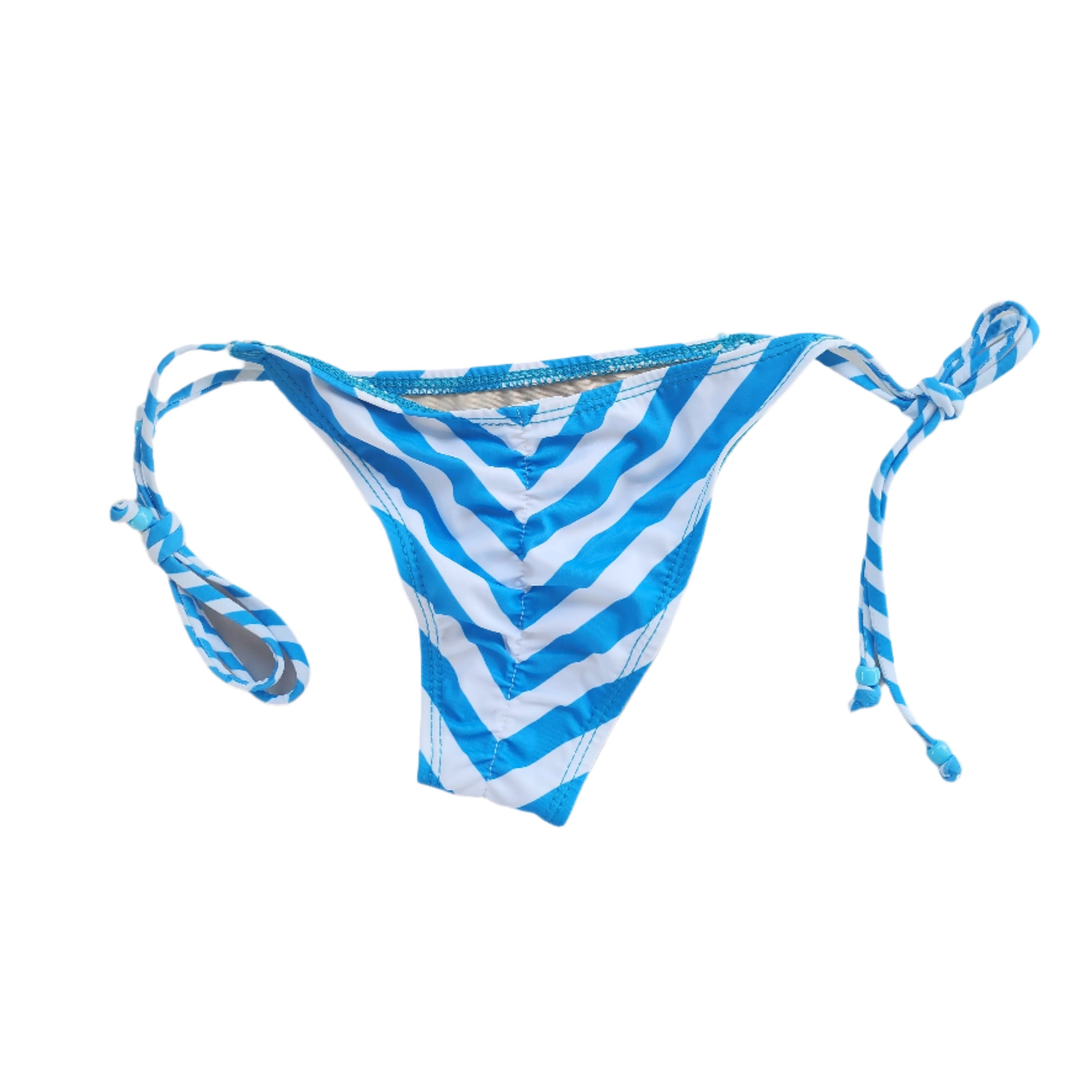 Loco Boutique Chevron Stripes Side Ties Bikini Bottom
