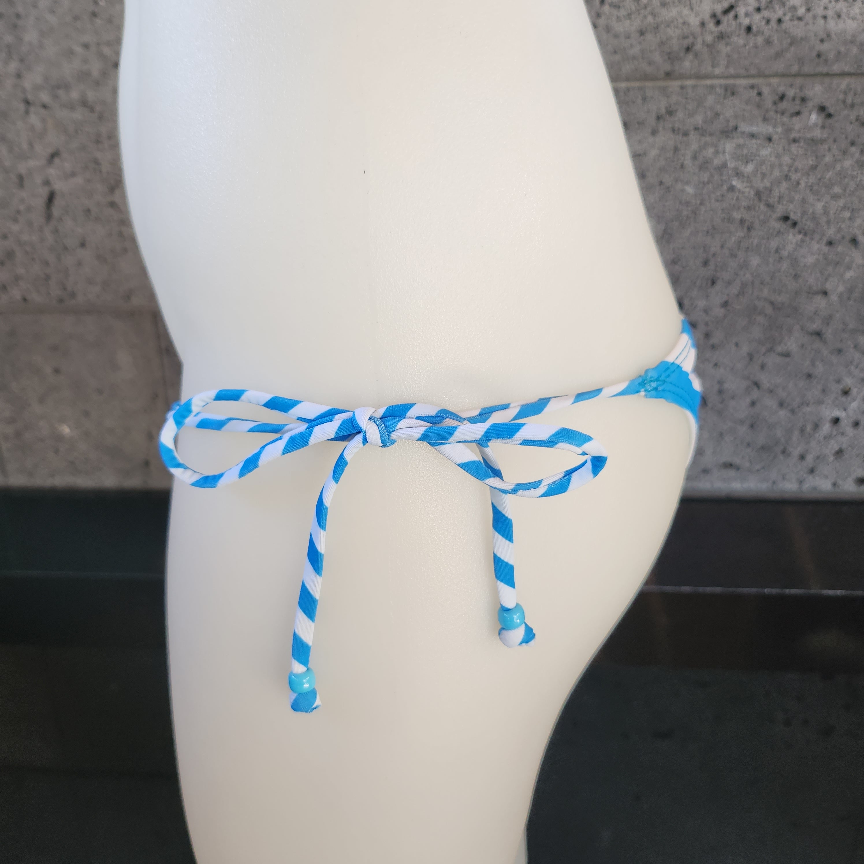 Loco Boutique Chevron Stripes Side Ties Bikini Bottom