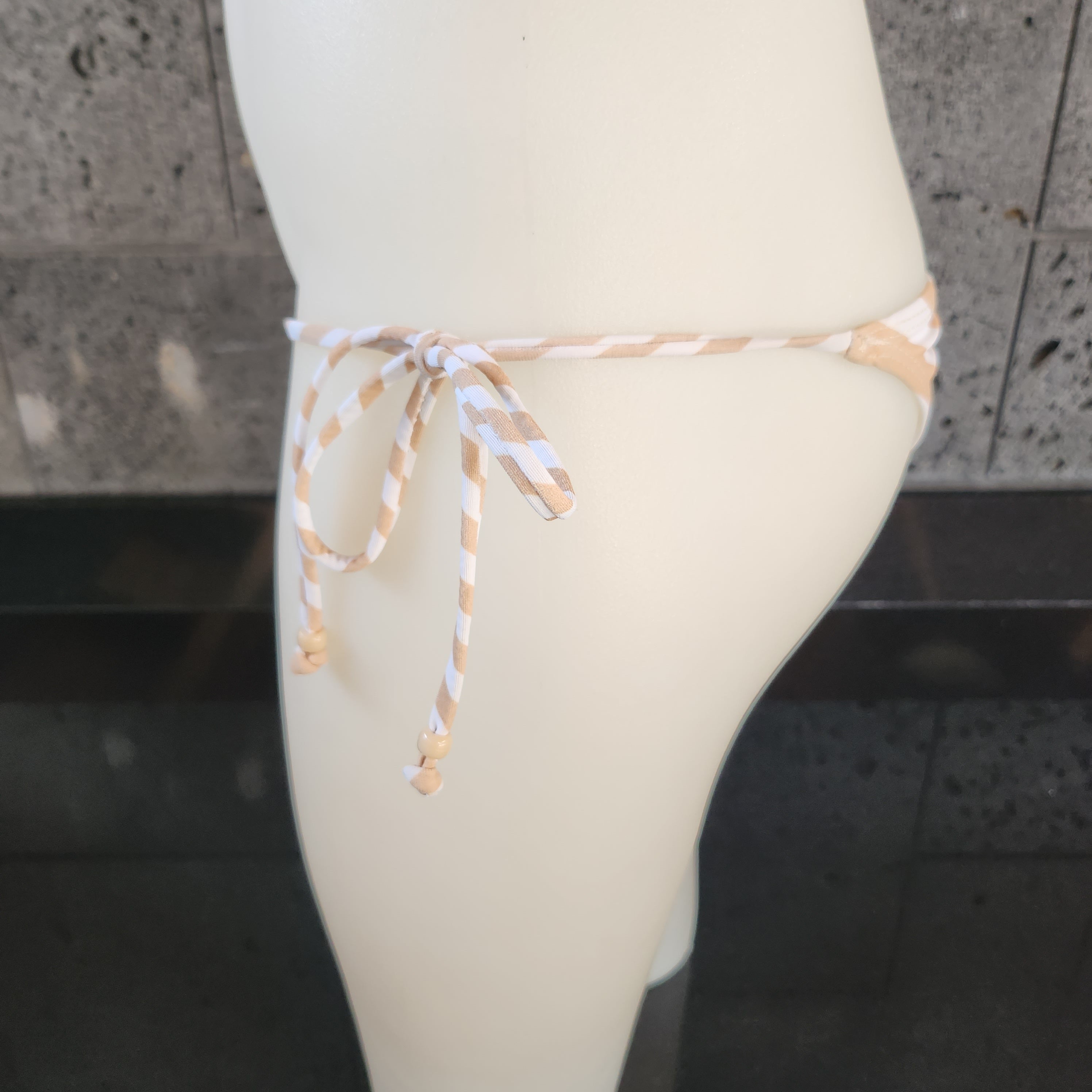 Loco Boutique Chevron Stripes Side Ties Bikini Bottom