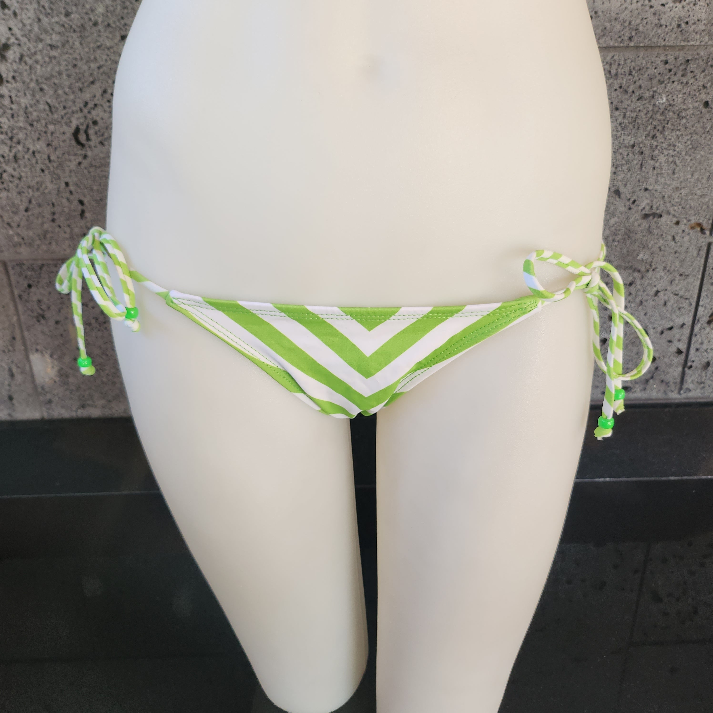 Loco Boutique Chevron Stripes Side Ties Bikini Bottom