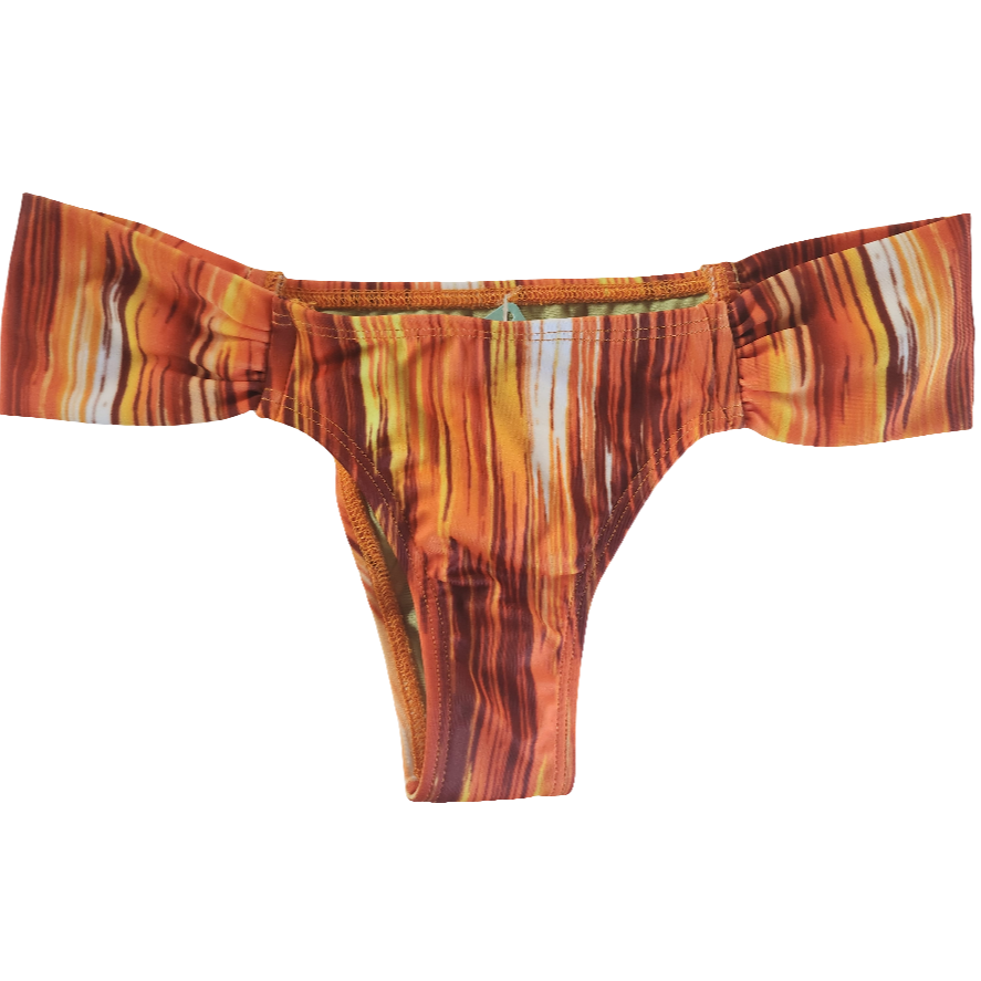 Loco Boutique Soundwaves Side Ruched Bikini Bottom