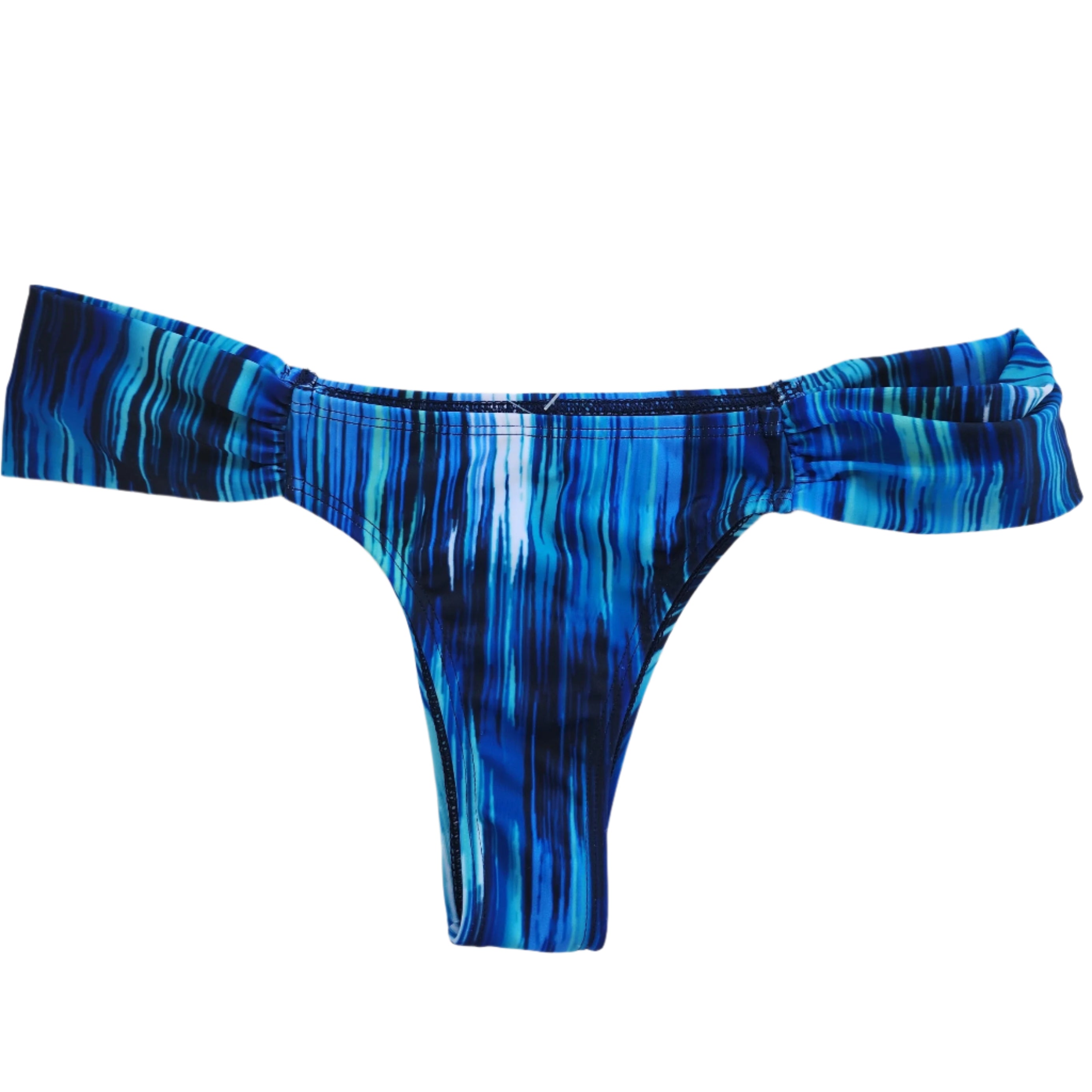 Loco Boutique Soundwaves Side Ruched Bikini Bottom
