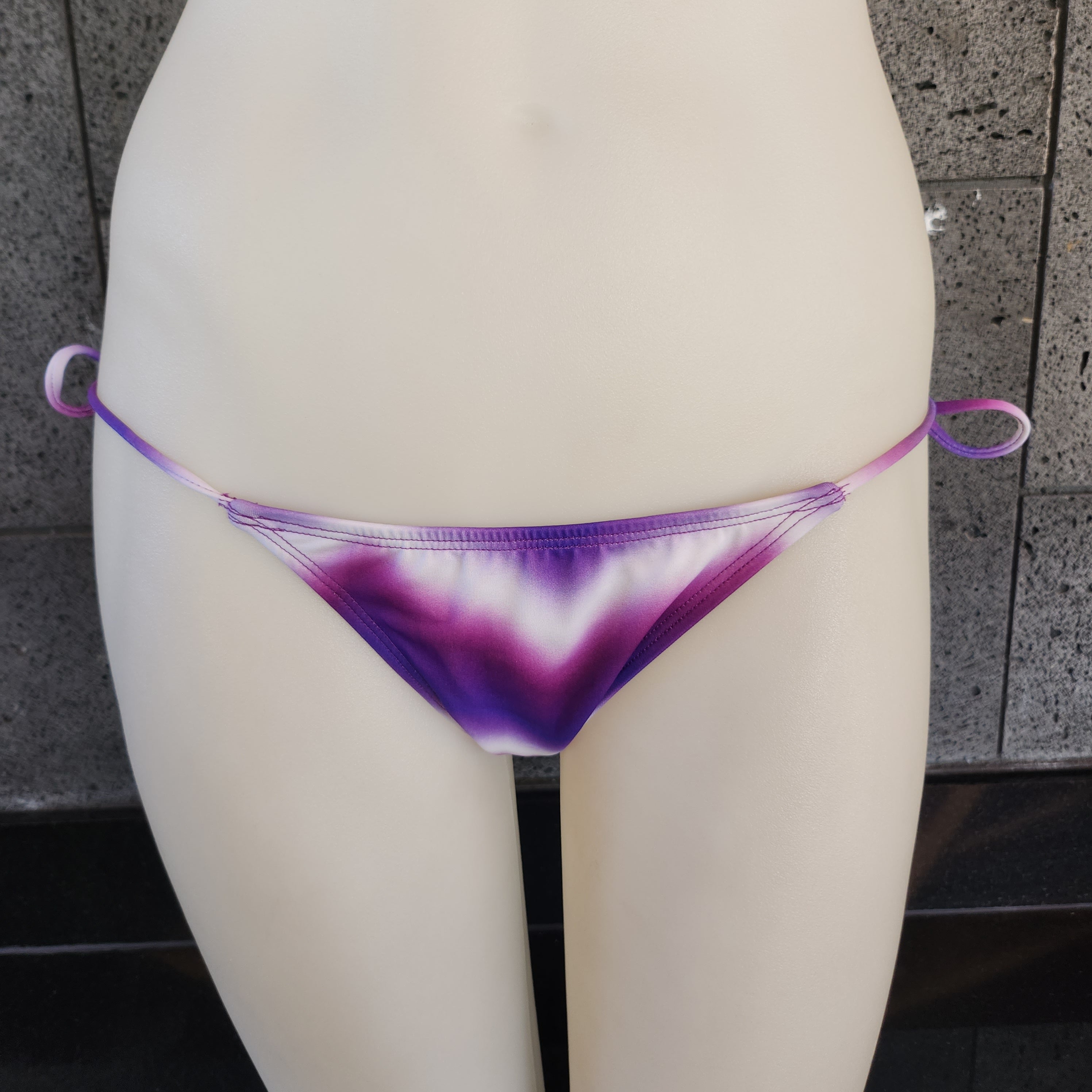 Loco Boutique Tie Die Cinched Rear Tie Side Bottom