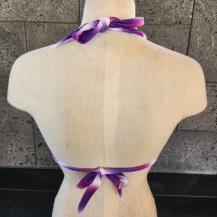 Loco Boutique Bohemian Tie Dye Triangle Bikini Top